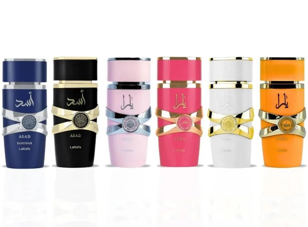 Amazon.com : Lattafa Perfume Set – Collection of 6 x 3.4 Oz (100ml